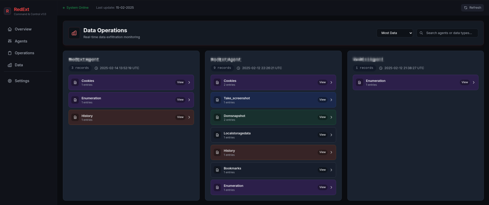 Data Management Interface